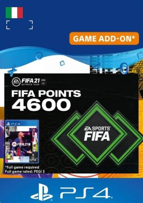 FIFA 21 Ultimate Team 4600 Points Pack PS4/PS5 (Italy)