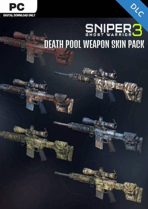 Sniper Ghost Warrior 3 Hexagon Ice weapon skin pack PC - DLC