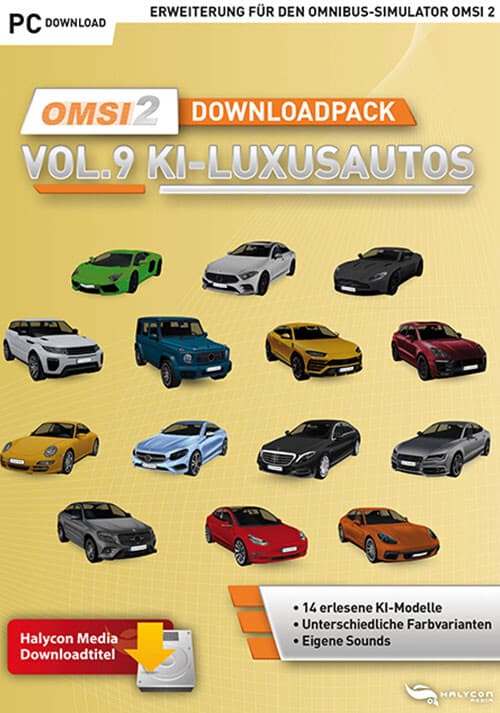 OMSI 2 Add-On Downloadpack Vol. 9 - KI-Luxusautos