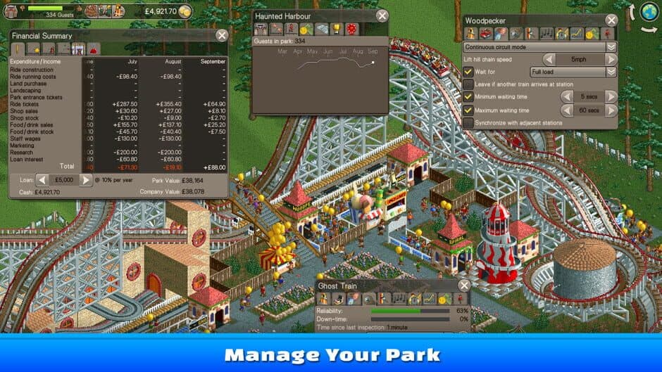 RollerCoaster Tycoon - Classic screenshot 6