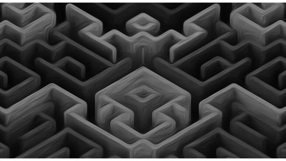 Maze Art: Black