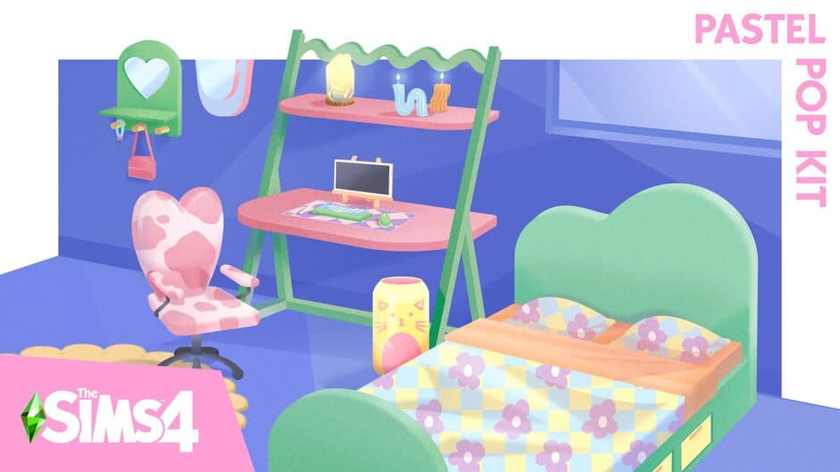 The Sims 4: Pastel Pop Kit