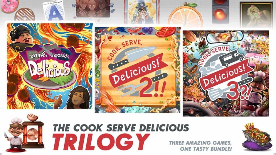 Cook, Serve, Delicious Trilogy!