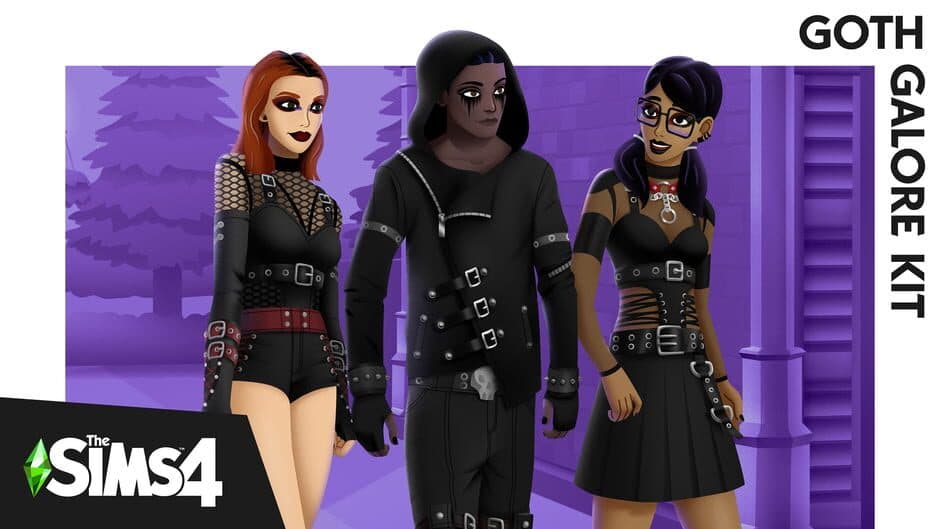 The Sims 4: Goth Galore Kit