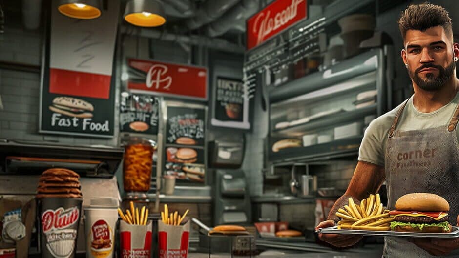 Corner Kitchen Fast Food Simulator