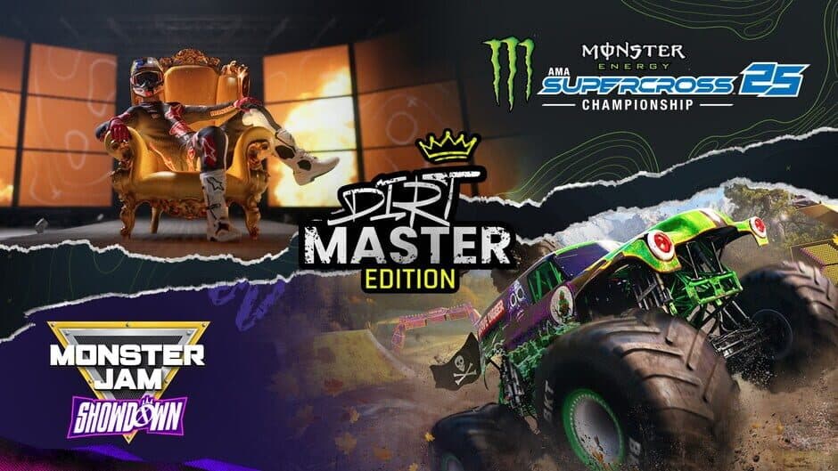 Monster Energy Supercross 25 X Monster Jam Showdown: Dirt Master Edition