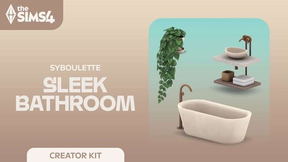 The Sims 4: Sleek Bathroom Kit