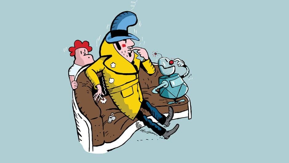 Detective Case and Clown Bot in: The Express Killer