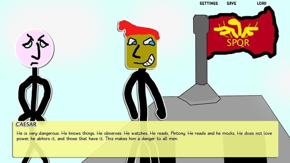 Paper Shakespeare: Stick Julius Caesar (with a dagger) screenshot 4