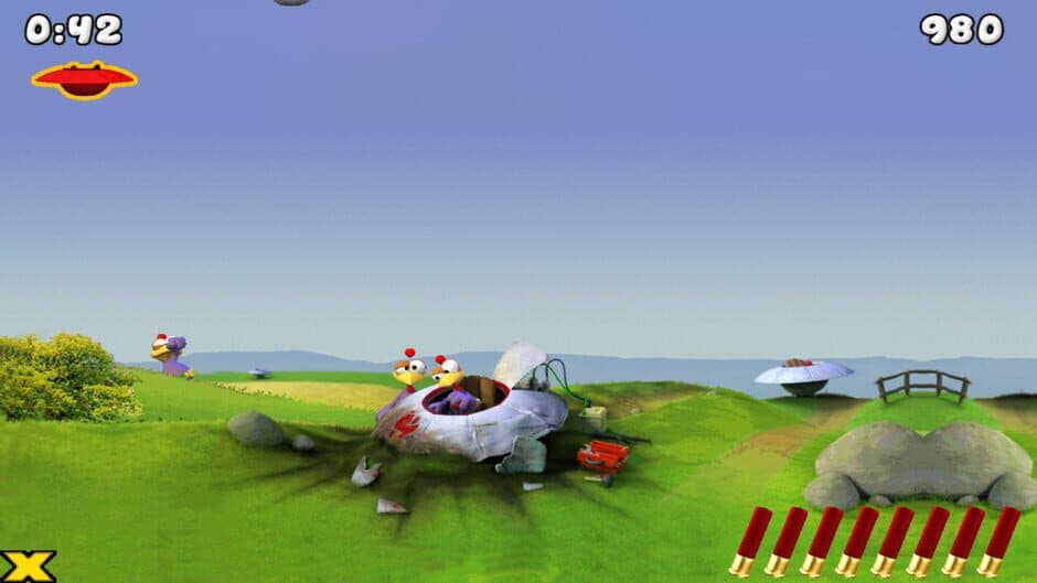 Moorhuhn Invasion (Crazy Chicken Invasion) screenshot 3