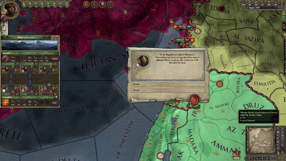 Crusader Kings II - Sword of Islam screenshot 1
