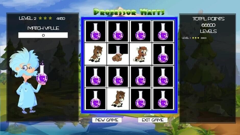 Professor Watts Memory Match Cute Animals screenshot 3