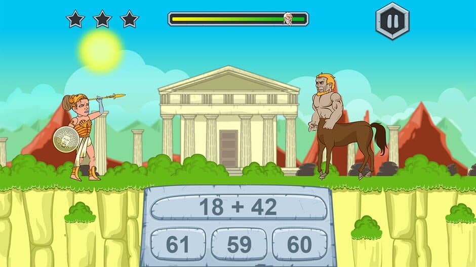 Zeus vs Monsters - Math Game for kids screenshot 1