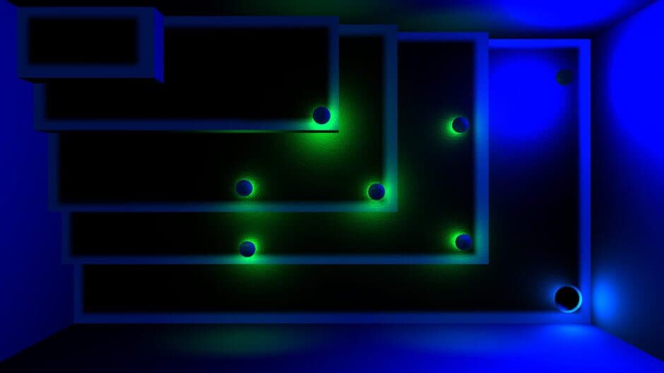 "Glow Ball" - The billiard puzzle game screenshot 3