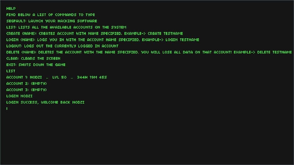 Segfault screenshot 5