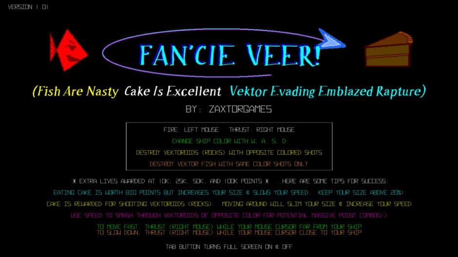 FAN'CIE VEER! (Fish Are Nasty, Cake Is Excellent Vektor Evading Emblazed Rapture) screenshot 1