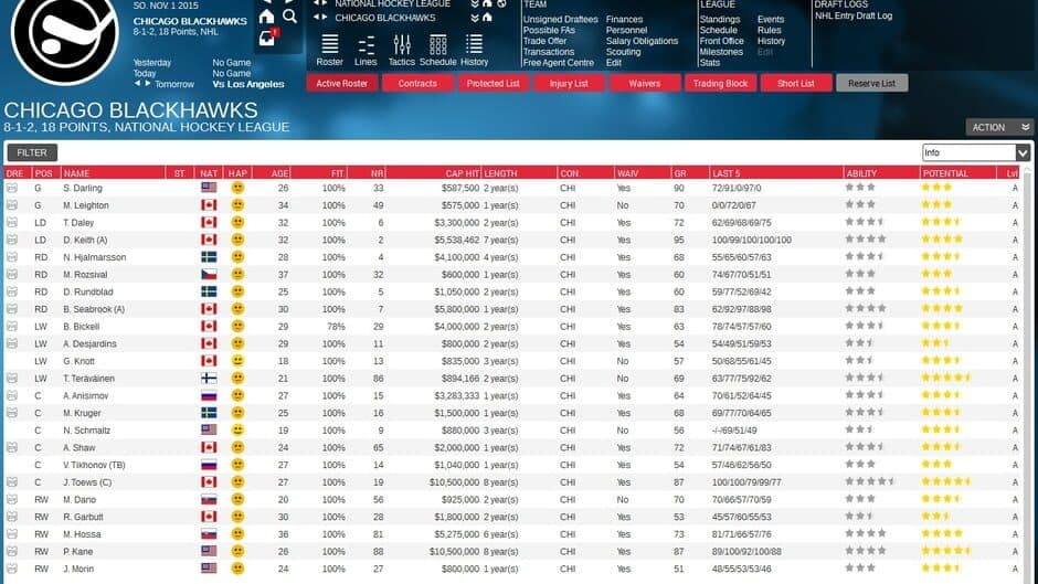 Franchise Hockey Manager 2 screenshot 1