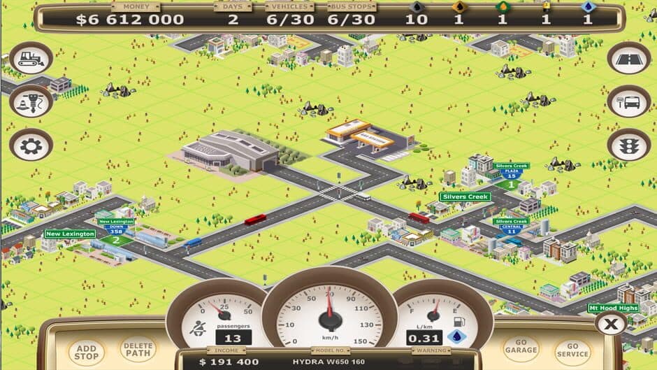 Bus Tycoon ND (Night and Day) screenshot 2