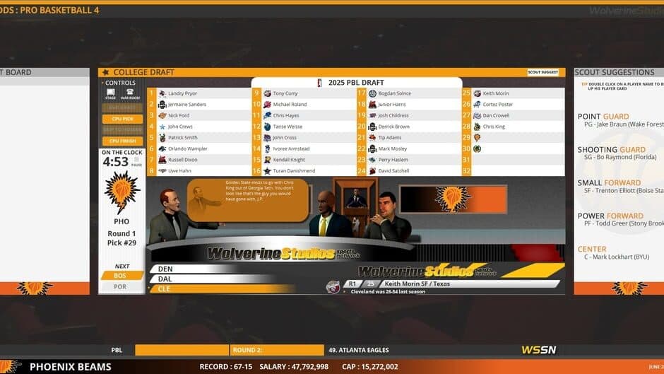 Draft Day Sports Pro Basketball 4 screenshot 4