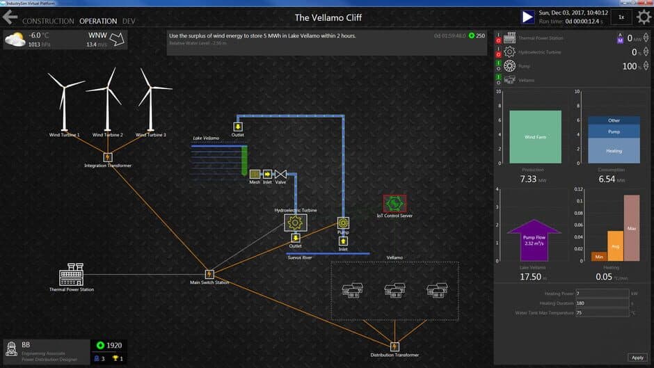 IndustrySim Virtual Platform screenshot 2