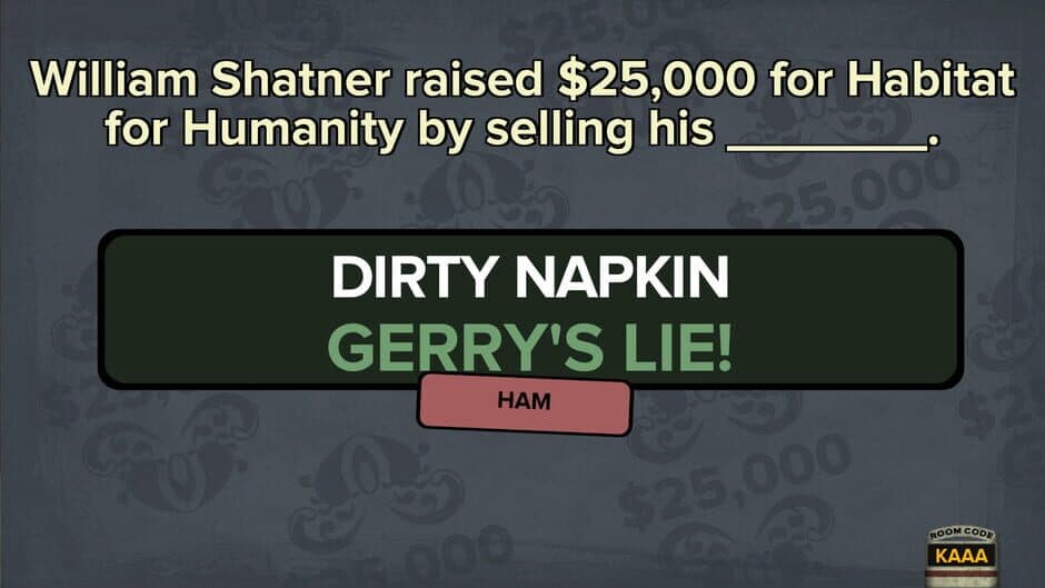 Fibbage XL screenshot 2