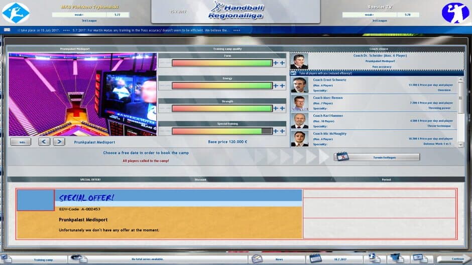 Handball Manager - TEAM screenshot 5