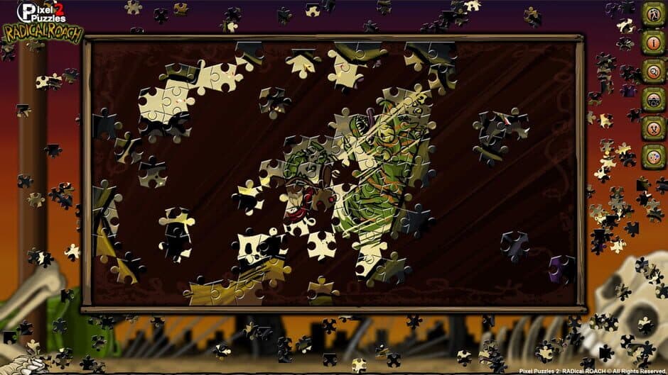 Pixel Puzzles 2: RADical ROACH screenshot 1