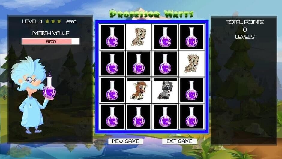 Professor Watts Memory Match Cute Animals screenshot 4