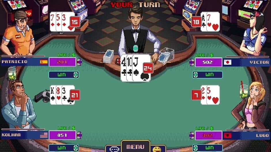 Super Blackjack Battle II Turbo Edition screenshot 2