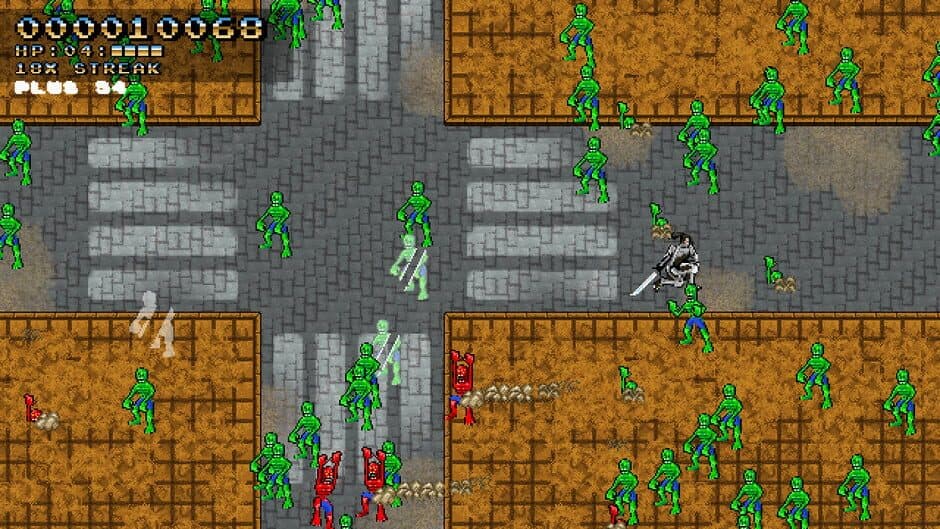 Space Robot Samurai Zombie Slayer screenshot 4