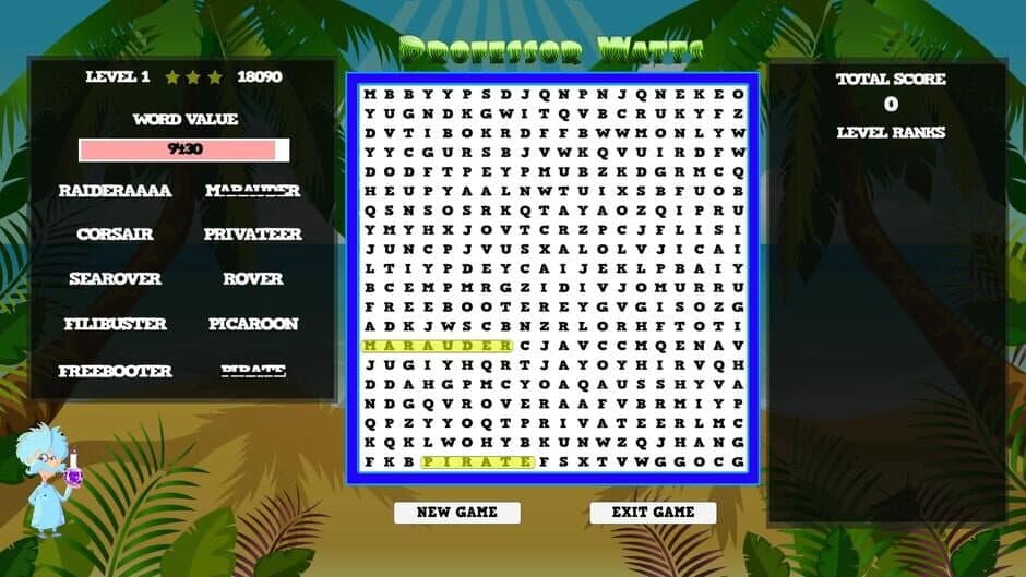 Professor Watts Word Search: Pirates Life screenshot 3