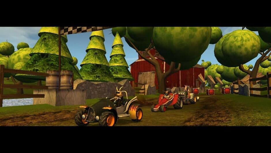 Calvin Tuckers Farm Animal Racing screenshot 2