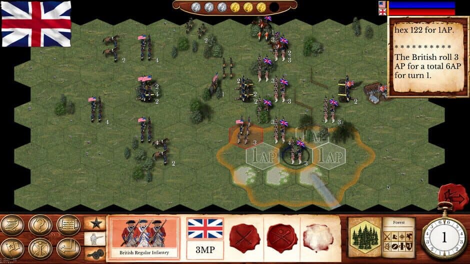 Hold the Line: The American Revolution screenshot 1
