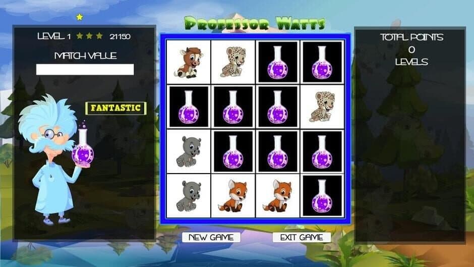 Professor Watts Memory Match Cute Animals screenshot 5