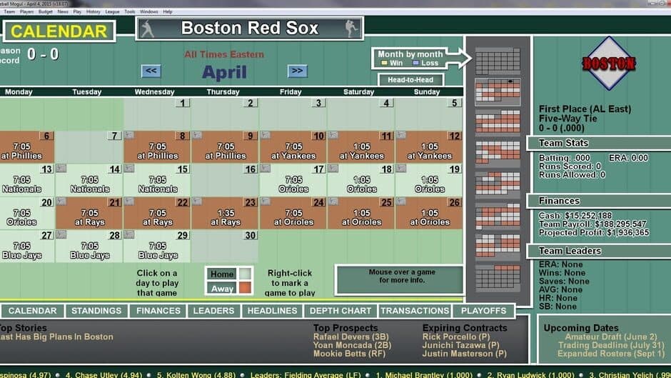 Baseball Mogul Diamond screenshot 5