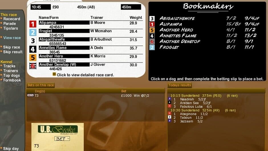Greyhound Manager 2 Rebooted screenshot 2