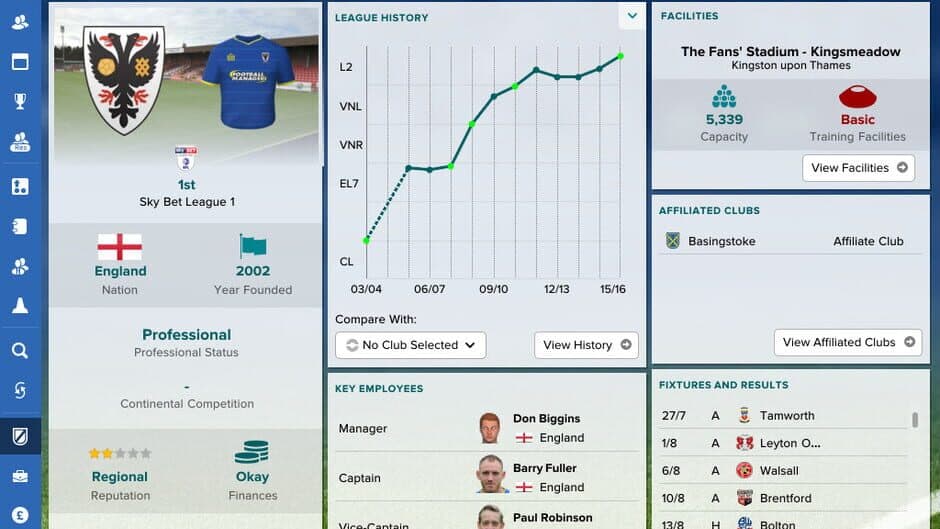 Football Manager Touch 2017 screenshot 1