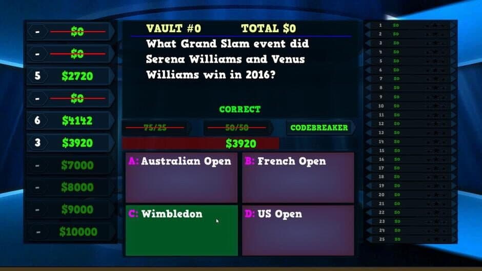Trivia Vault Tennis Trivia screenshot 4