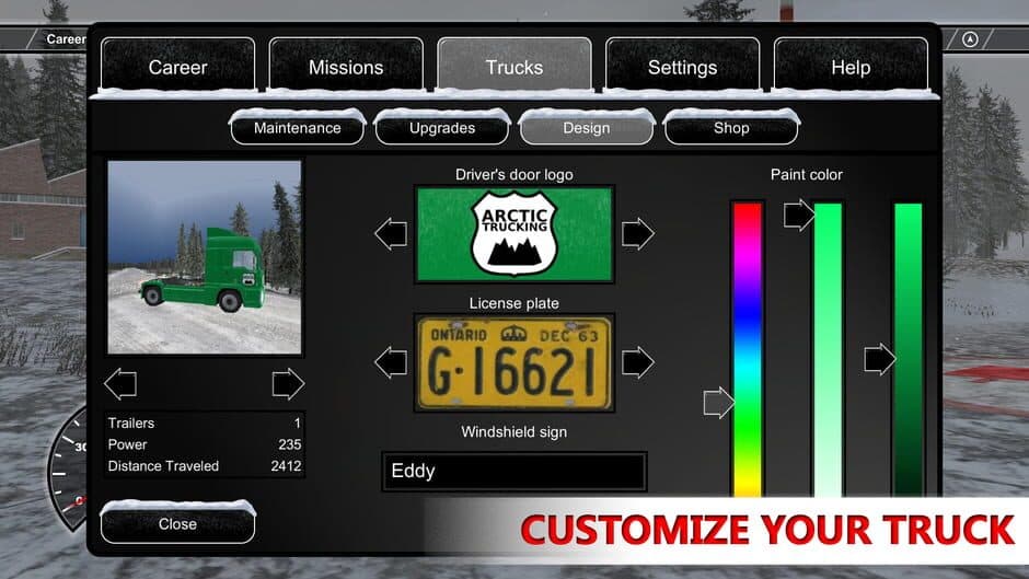 Arctic Trucker Simulator screenshot 5