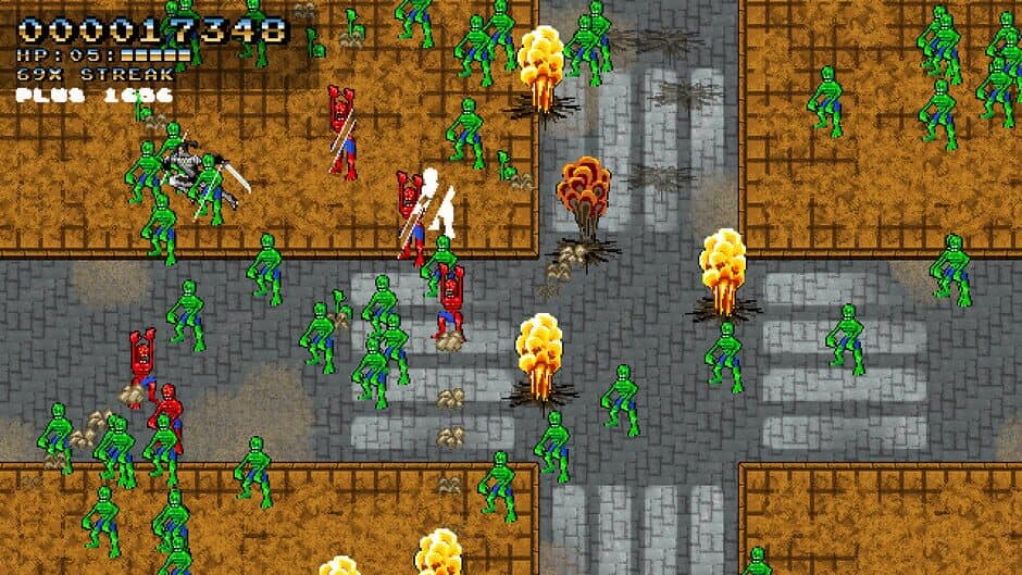 Space Robot Samurai Zombie Slayer screenshot 2