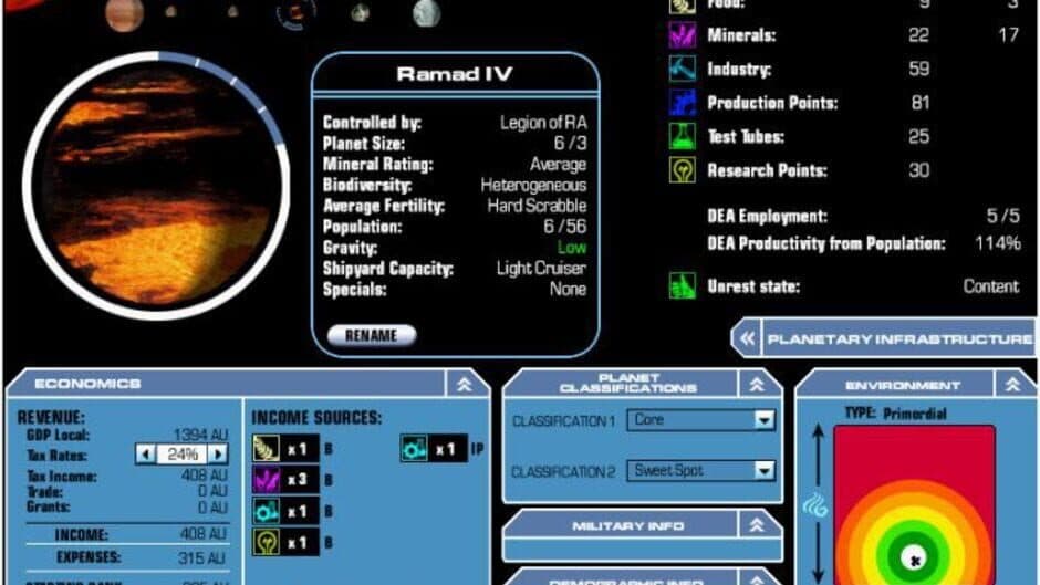 Master of Orion 3 screenshot 1