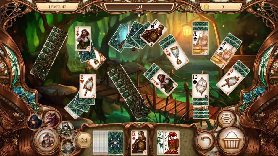Snow White Solitaire. Charmed Kingdom screenshot 2