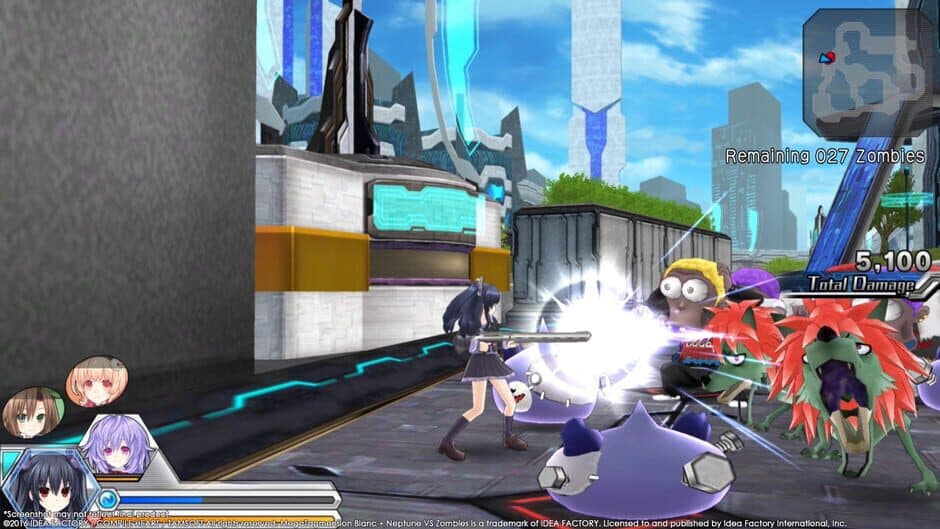 MegaTagmension Blanc + Neptune VS Zombies screenshot 5