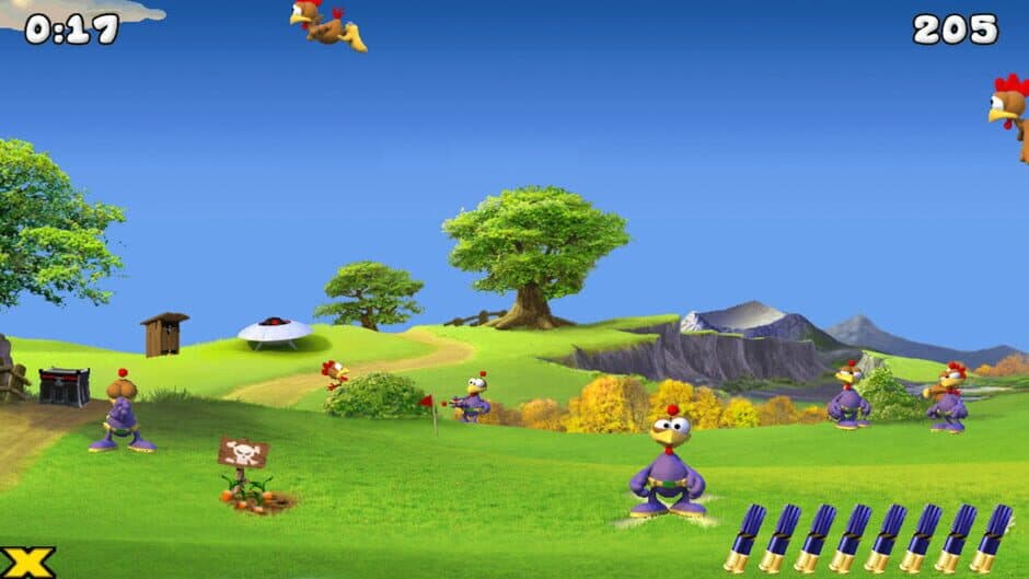 Moorhuhn Invasion (Crazy Chicken Invasion) screenshot 1