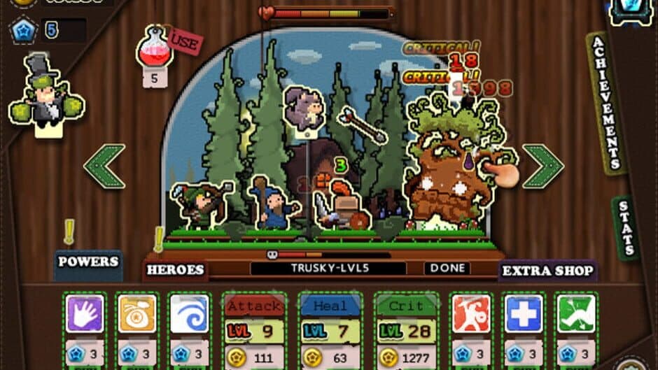 Tap heroes screenshot 2