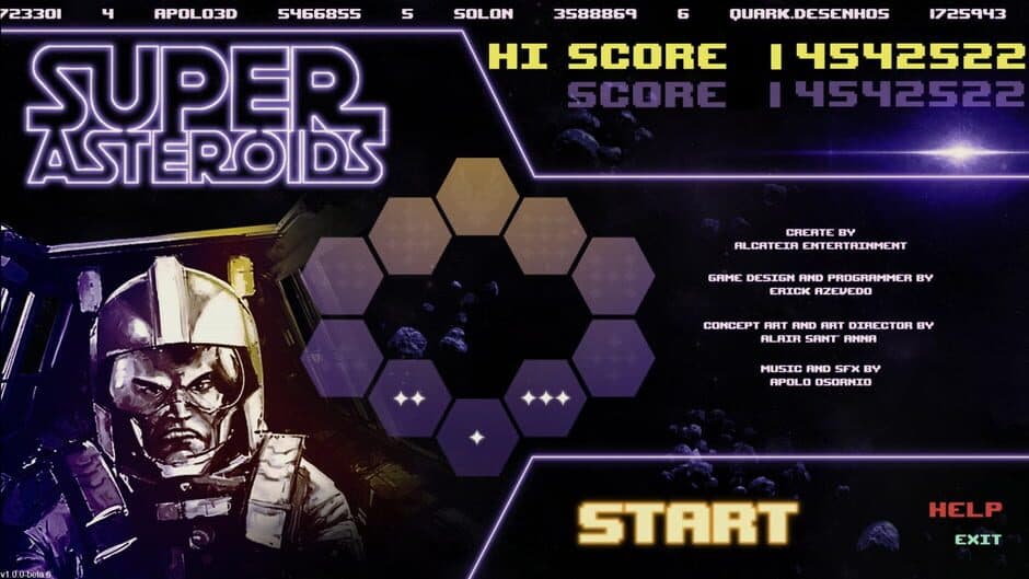 Super Asteroids screenshot 1