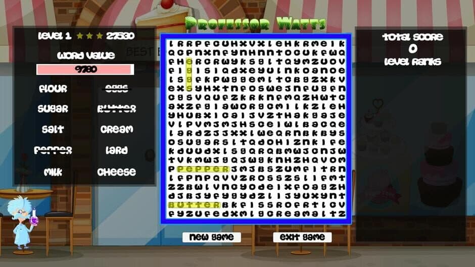 Professor Watts Word Search: Yummy Foods screenshot 4