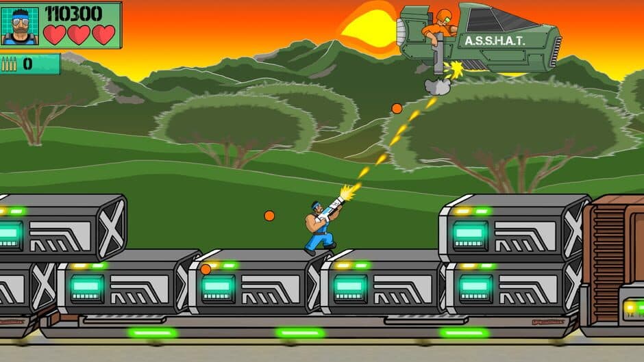 Machine Gun Train Run screenshot 1