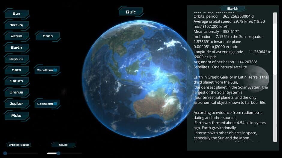 Solar System screenshot 2