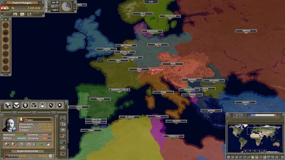 Supreme Ruler: The Great War screenshot 2